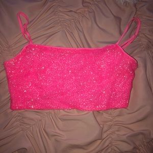 Super Glitter Crop Top